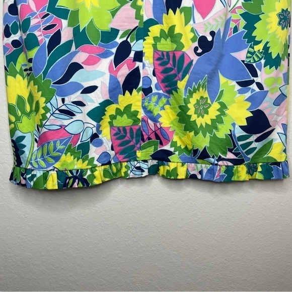 Talbots Floral Multicolor Sleeveless Sheath Dress Pink Blue Green Spring - Picture 7 of 9